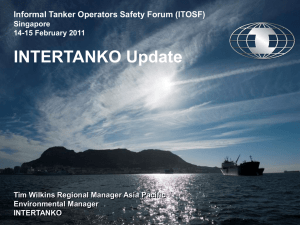 INTERTANKO Update: Tanker Safety & Operations Forum 2011