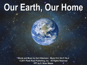 Our Earth, Our Home - Bulletin Boards for the Music Classroom