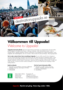 Välkommen till Uppsala!