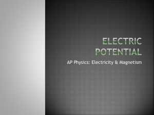 Electric Potential: AP Physics Presentation