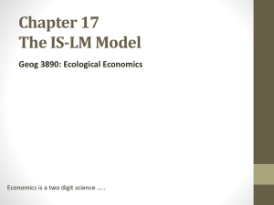 The IS-LM model