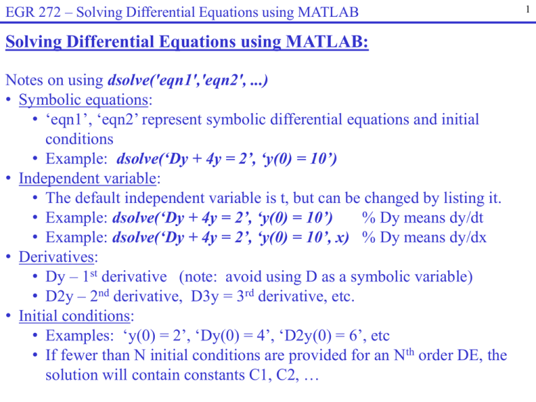 differential equations a problem solving approach based on matlab pdf