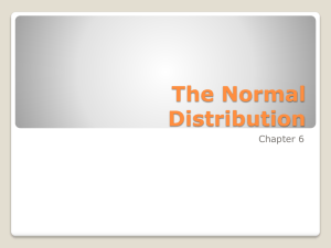The Normal Distribution