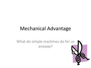 Mechanical Advantage
