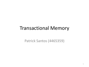 Transactional Memory