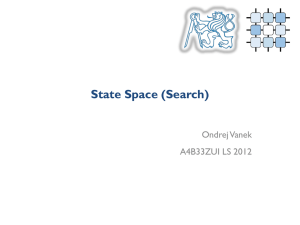 (Uninformed) State Space Search