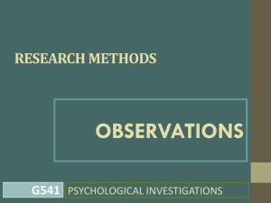 Observation
