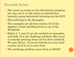 Rewriting Equations