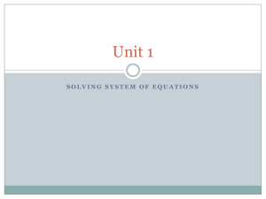 Solving Systems of Equations: Graphing, Inequalities, Matrices
