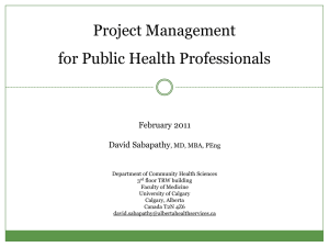 Project Execution and Close-out