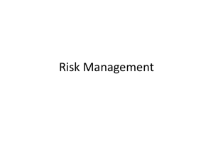 Risk Management