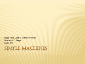 Simple machines power point