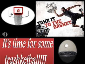 Trashketball - Do Math Together