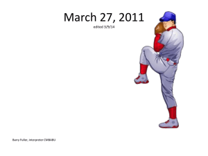 Balk presentation