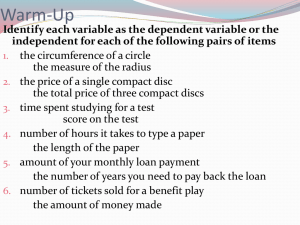5.6 Exponential Decay