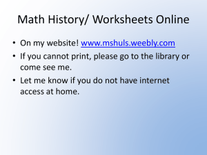 and m2 - Ms. Huls