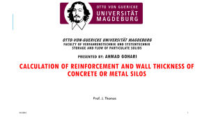 Reinforcement and thickness calculation AHMAD