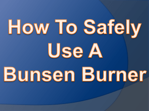 How to Safely Use a Bunsen Burner: A Step-by-Step Guide