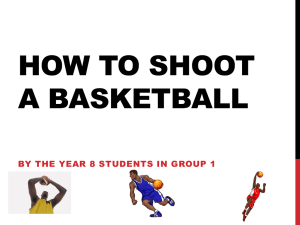 How to shoot a basketball
