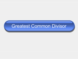 gcd