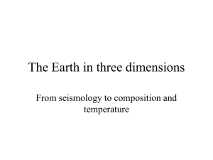 The Earth in three dimensions