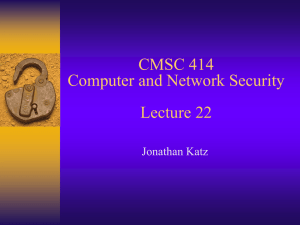 Slides for lecture 22