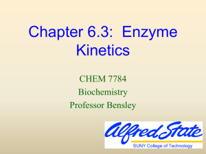 Enzymes: Principles of Catalysis