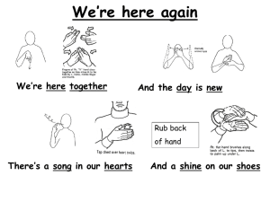 We`re here again - Lindon Bennett School