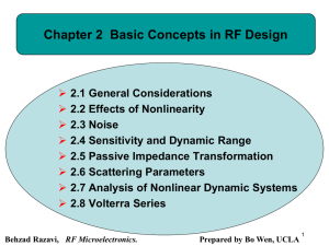 chapter 02 Basic Concepts in RF Design