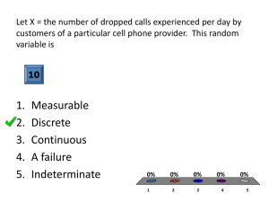 clickers: random variables, expected value, standard deviation