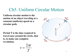 Uniform Circular Motion: Physics Presentation