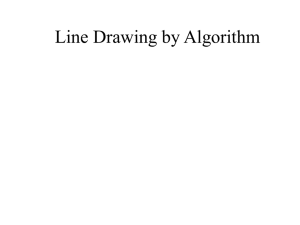 Line Drawing Algorithms