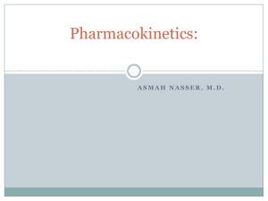 5. Pharmacokinetics3 Distrubution and Elimination