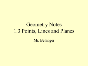 1.3points, lines, planes