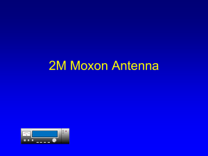 2M Moxon Antenna: Design, Modeling, and Construction