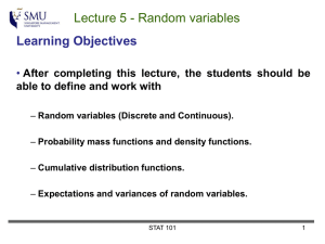 Random variable