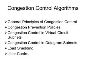 Week7 Congestion Control
