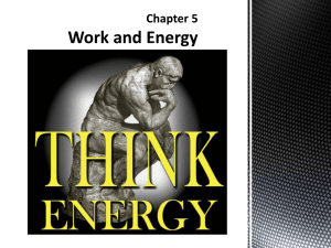 Work and Energy: Physics Presentation