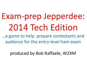 Exam Prep Jepperdee Technician- 2014