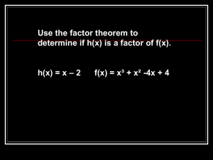 Chapter 4 PowerPoint Review
