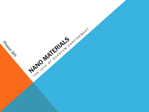 Nano materials