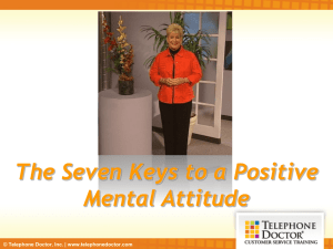 TD11SevenKeysToAPositiveMentalAttitude
