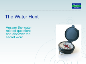 Water Hunt PP - Severn Trent Water