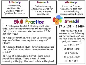 can you remember what perimeter is? If not, look it up!