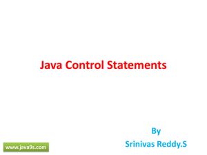 Java Control Statements: If-Else, Loops, Break, Continue