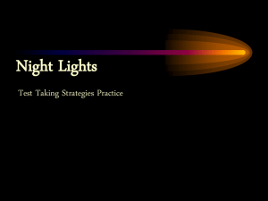 Night Lights PowerPoint - Garnet Valley School District