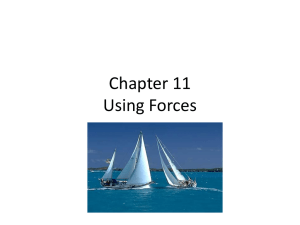 Forces and Motion: Chapter Summary