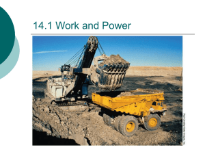Work and Power: Physics Presentation