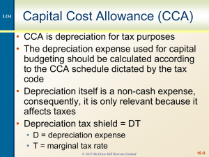 Capital Cost Allowance (CCA) Explained