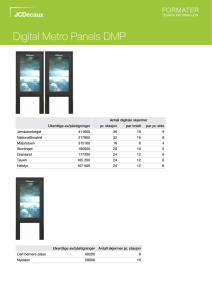 Digital Metro Panels DMP